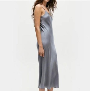 blue dress for baby girl SILK LAUNDRY 90S SLIP DRESS main image 0