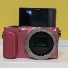 SONY Alpha NEX-3N 90 New 16.1MP Mirrorless Digital Camera Pink English Menu
