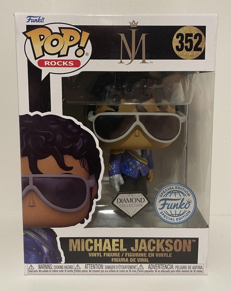 Funko Pop! Michael Jackson 1984 Grammy's #352 – Diamant Collection – Exclusif