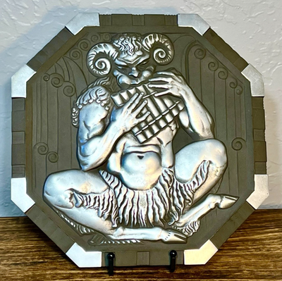 #ad #ad Exceptionally RARE Rene Paul Chambellan Alcoa Satyr Art Deco Aluminum Panel $1165.00