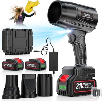Leaf Blower Cordless Portable Dust Cleaner 800000RPM Handheld Brushless Turbo