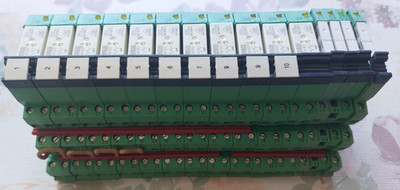 15x Phoenix Contact Relaismodule verschiedene Varianten mit Relais PLC-BSC-xx