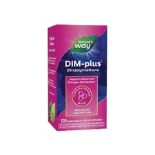 Nature  s Way DIM-plus Diindolylmethane Vegan Dietary Supplement 120 Capsules