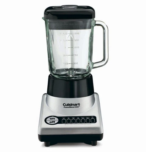 Cuisinart SPB-10CHFR PowerBlend 600 Blender, Chrome/Black-Certified Refurbished
