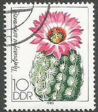 German Democratic Republic Scott# 2350, Flowering Cactus, Unused CTO, 1983