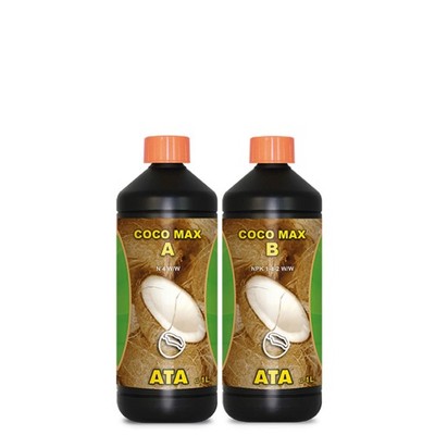 ATA Coco Max A&B je 1 Liter für die Wachstums- und Blütephase auf Cocossubtrat