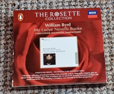 WILLIAM BYRD My Ladye Nevells Booke CHRISTOPHER HOGWOOD Decca 3CD set