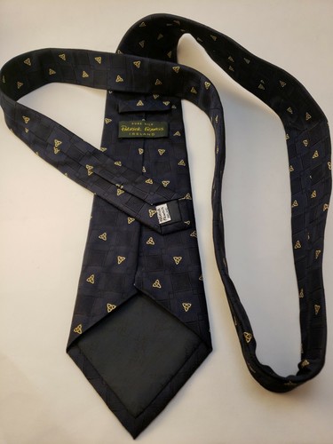 Patrick Francis Silk Irish Tie Blue Gold Red accent design. Very nice. - Picture 5 of 5