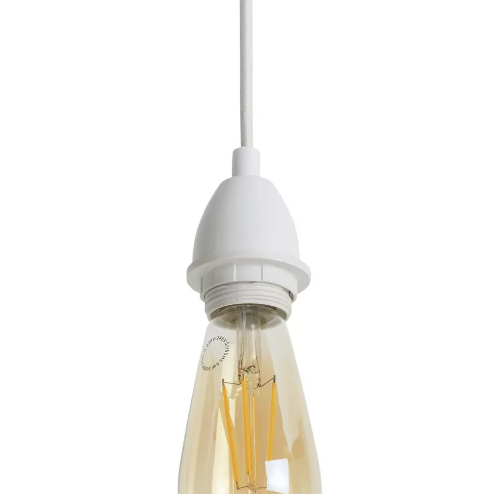 Argos Home Pendel Electric Light Fitting White 1.2M eBay
