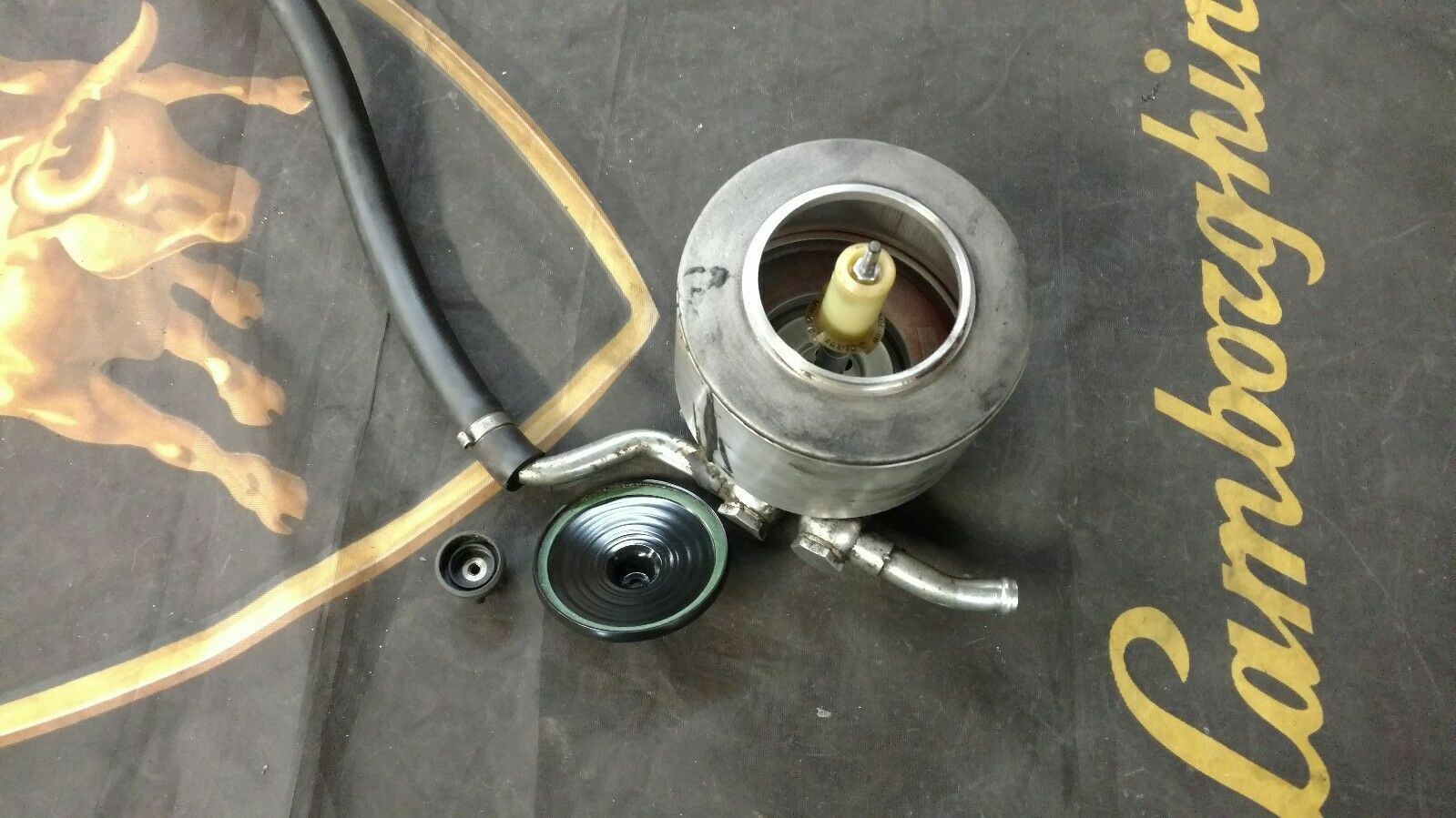 LAMBORGHINI GALLARDO MURCIELAGO POWER STEERING TANK OEM 400422373