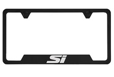 Black License Plate Frame For Civic Si Black License Plate Frame For Civic Si