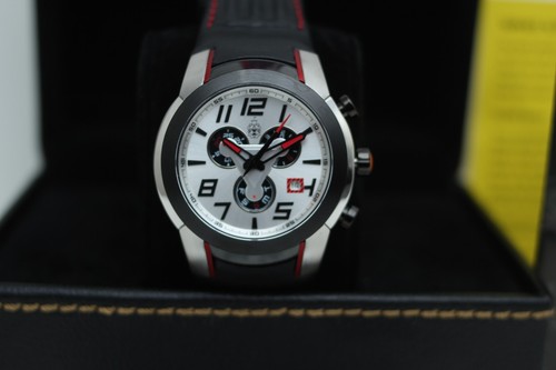 Burgmeister Johannesburg Luxury Gents Chronograph Black Leather Watch BM701-112A - Picture 4 of 8