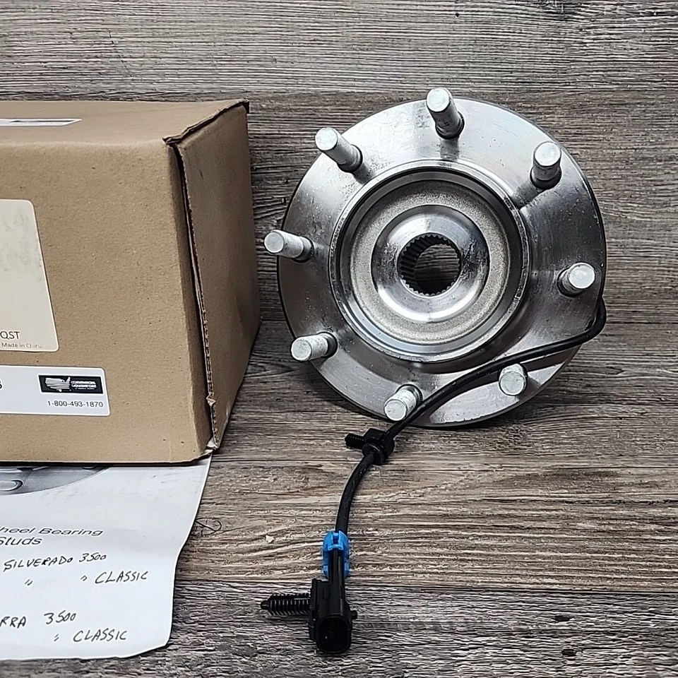 Cojinete y buje de rueda delantera 4x4 para Silverado Sierra Suburban 2500 3500 1500 HD Foto 2 de 4