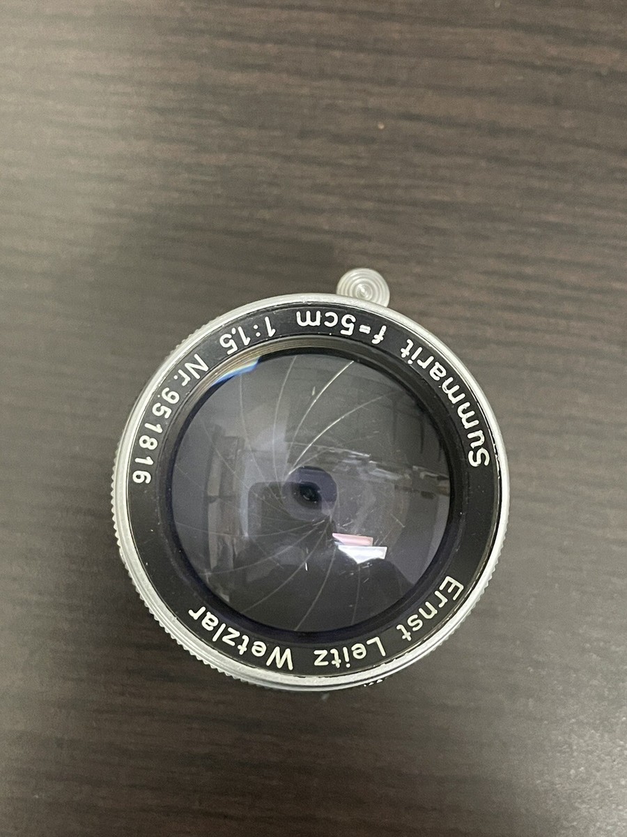 Ernst Leitz Wetzlar Leica DRP Camera w Case and 5cm f/1.5 Lense