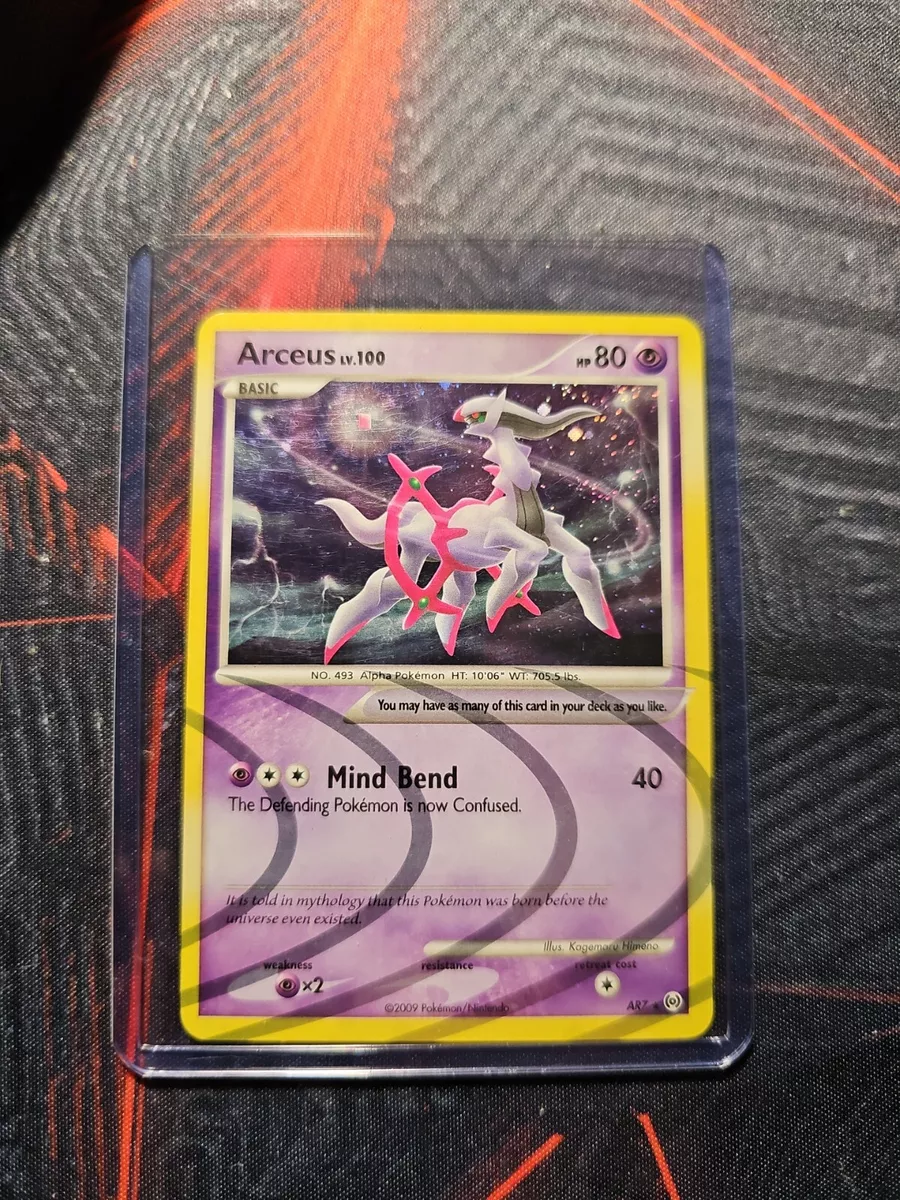 Arceus Holo - Platinum Arceus Pokémon card AR7