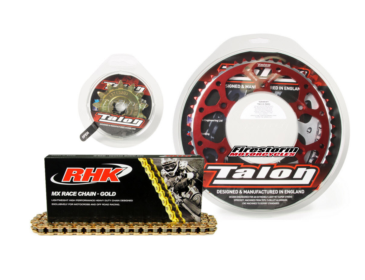 Aazon.co: Caltric O-Ring Drive Chain With Front Rear Sprockets Kit - Foto 6