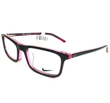 Nike Kids Eyeglasses Frames 5540 018 Black Clear Pink Rectangular 47-16-130