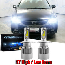 For Honda Civic 1992-2003 - 6000k White Led Headlight Bulbs High Low Beam 2pcs