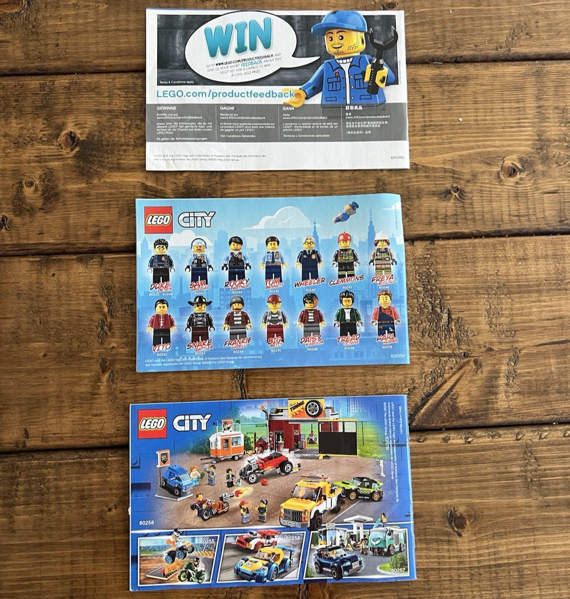 LEGO City 60244 City Police Helicopter Transport Set of 3