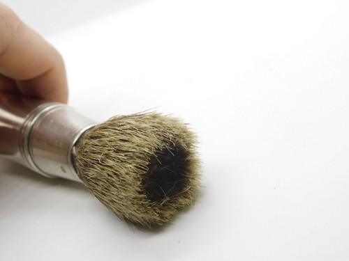 George IV Sterling Silver Travelling Shaving Brush Antique 1825 London - Picture 7 of 11