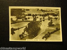 old GB cigarettes card,Britain fm the air,series of 48,,regattaislandHenley 14