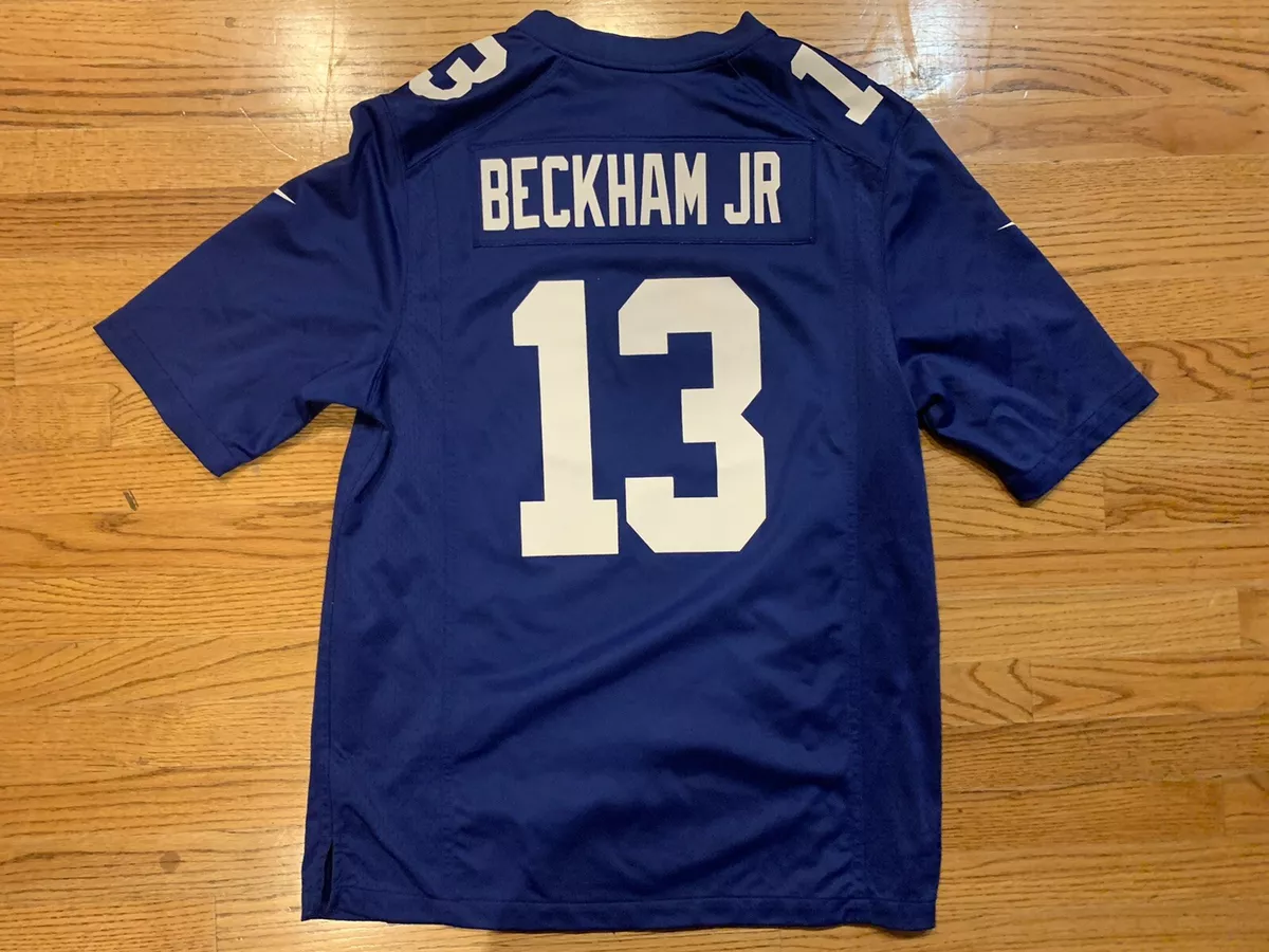 Youth Nike Odell Beckham Jr. White New York Giants Game Jersey