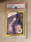 1990 Ken Griffey Jr Kenner SLU Starting Lineup Figure Card Graded PSA 7 NM