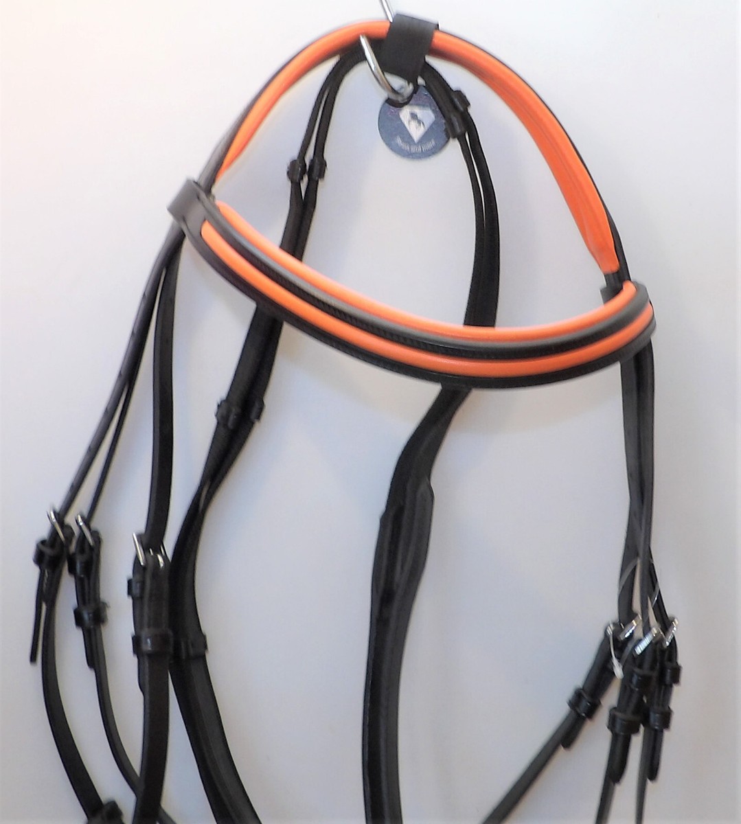 HKM Licol en Corde avec Rêne Noir