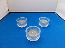 IKEA Tea Light Candle Holders FINSMAK Glass Set Of 1/3/6/12 PLUS FREE Candles