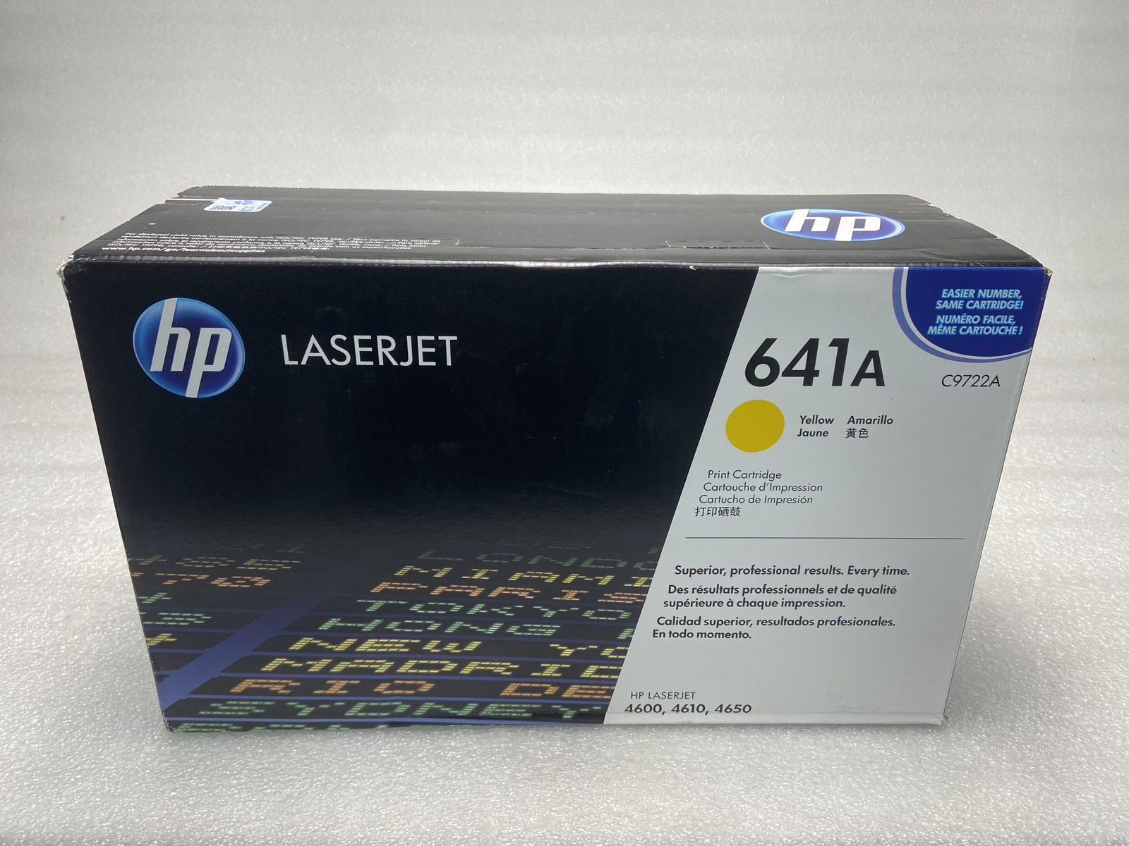 GENUINE OEM SEALED HP 641A Yellow C9722A Toner Cartridge LaserJet 4600 4610 4650
