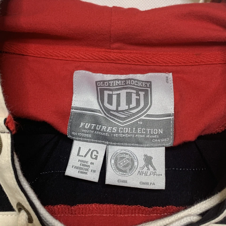 NHL Chicago Blackhawks Old Time Hockey Embroidered Hoodie Youth Large #88 Kane - Image 3 of 4