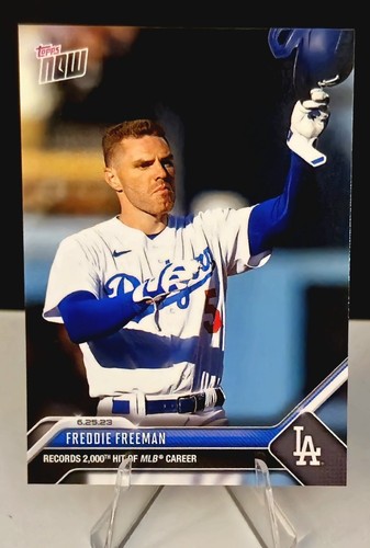 2023 TOPPS NOW #498 FREDDIE FREEMAN 2000TH CAREER HIT