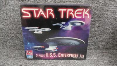 Amt/Ertl 1/2500 U.S.S Enterprise 3 Ships Set Plastic Model plastic model Kit