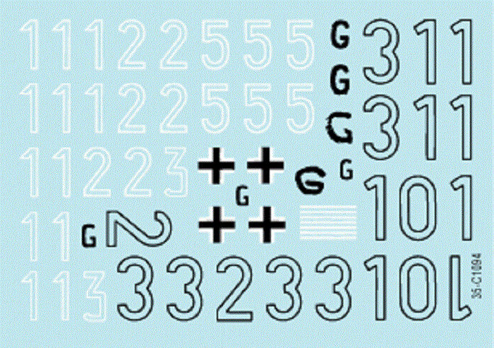 Star Decals 1/35 King Tiger/Tiger II #2 s.SS-Pz.Abt.502