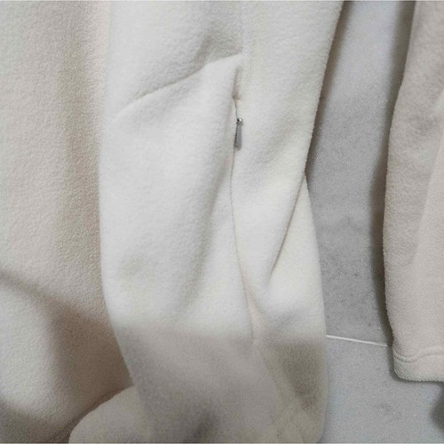 Lucy Activewear Fleece Pullover Quarter Zip Cream Chaqueta blanca grande - Imagen 6 de 8