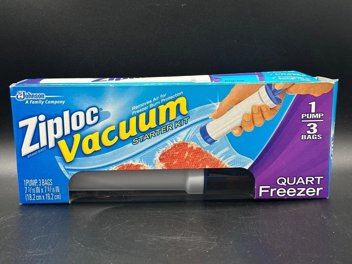 Ziploc Large Space Bag Vacuum Seal Bags, 3-Piece 