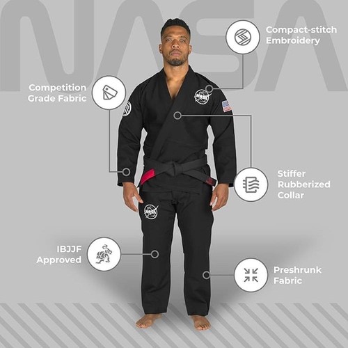 Sanabul Nasa BJJ Gi Grappling Kimono A0 A1 A2 A3 A4 Limited Edition BJJ Uniform - Picture 13 of 16