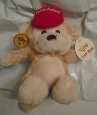 Vintage RUSS Luv Pets - Party Animal 8" Monkey Plush / Stuffed Toy with Tags