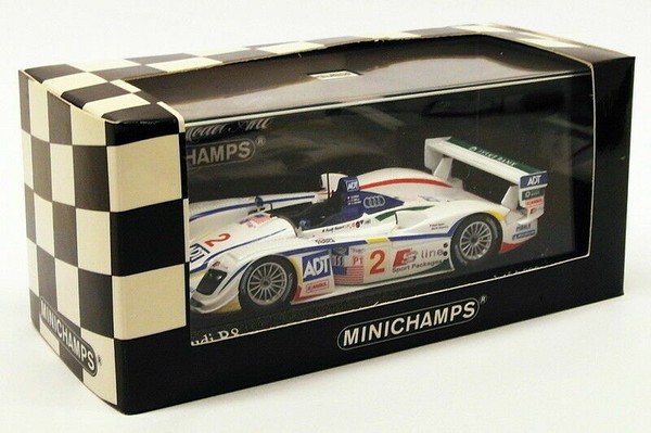 Audi R8 #2 Pirro Biela Mcnish 2ND 12H Sebring 2005 1/43 Minichamps 400051302-image