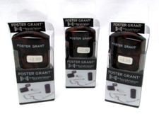 3 Pack Foster Grant Foldable Reading Glasses w/ Hard Case GABRIELLA GLD FGU 2.50