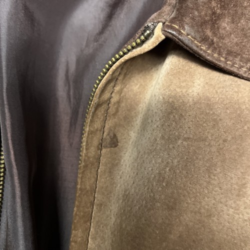 Vintage Scully Mens Suede Leather Jacket Coat Brown Size 2XL - Picture 2 of 11