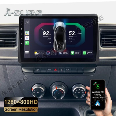 64GB Carplay Android 14 Autoradio für Renault Master Opel Movano B Nissan NV400