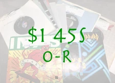 $1 45s - Popular Artists - G - EX - Flat $5.00  Shipped - OPQR