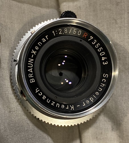 Schneider Kreuznach BRAUN Xenar 50mm f2.8 Deckle Mount ** Read * MINT - 第 1/12 張圖片