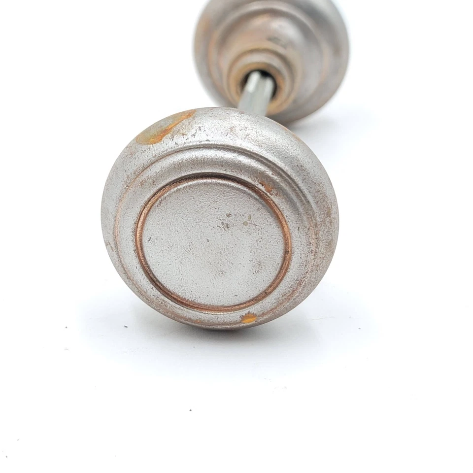 Винтажная дверная ручка маленький стальной шкаф кладовая 2 дюйма комплект списанное восстановленное оборудование - Изображение 3 из 4