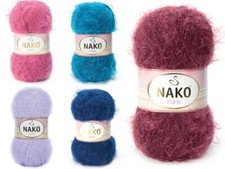NAKO PARIS Wolle Mischgarn flauschig weich 245m LL (100g, Farbauswahl)
