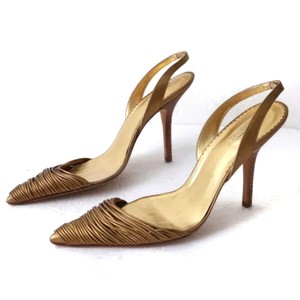 bronze pointed heels
