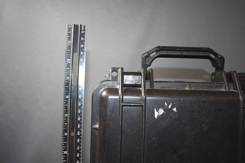 Pelican Mini S Hard Case with foam insert on the bottom only. Approx 10" x 10" - Picture 3 of 9