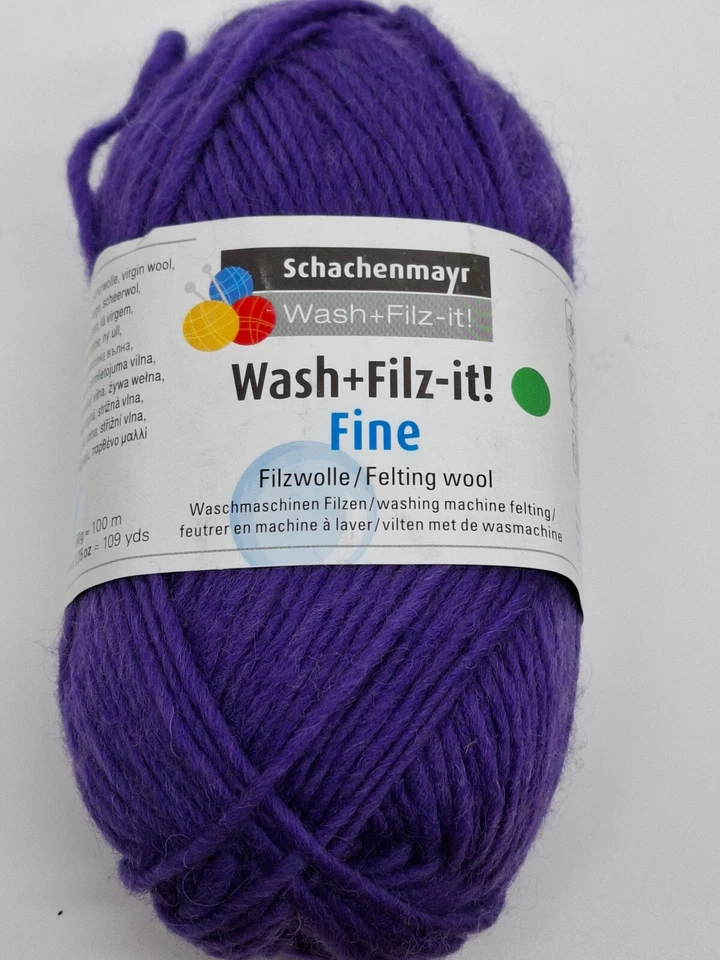 (79,80 €/kg): 50 g smc Wash+Filz-it! fine, Strickfilzen, FARBWAHL #7589 ff - Bild 4 von 4