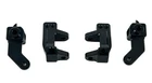 Dhawk Aluminum Caster Blocks & Steering Blocks Black For Team Associated RC10WC